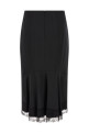 Lace sheath skirt  Black