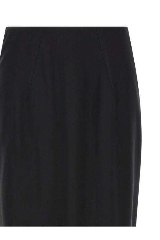 Lace sheath skirt  Black