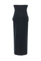 'Allow' long skirt with zip Black