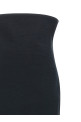'Allow' long skirt with zip Black
