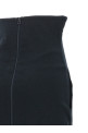 'Allow' long skirt with zip Black