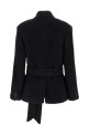 'Syndra' Belted Blazer Black