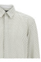 Micro-print shirt Black-grey