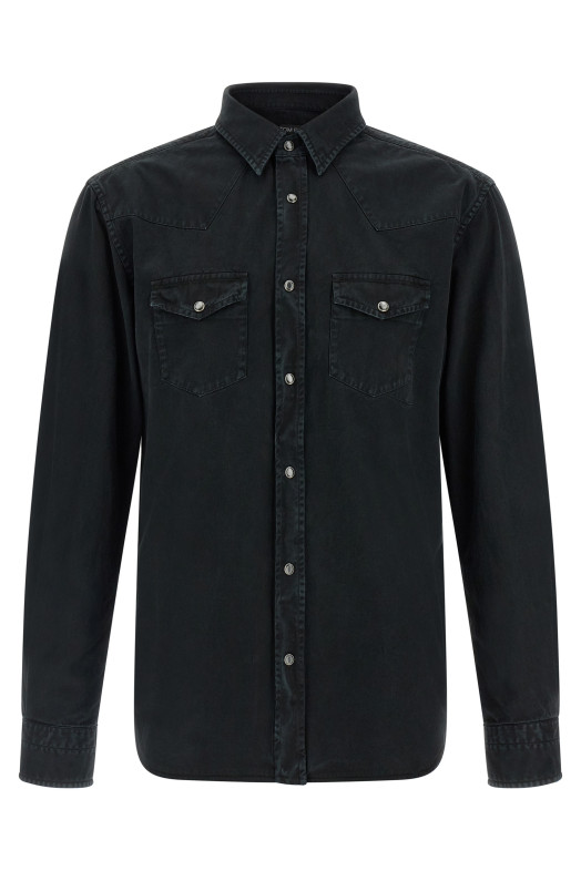 'Western' shirt Black