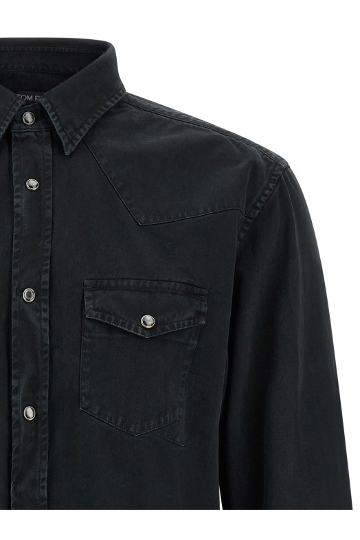 'Western' shirt Black