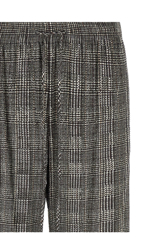 All-over crystal pants Gray