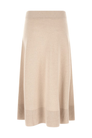 Knitted skirt Beige