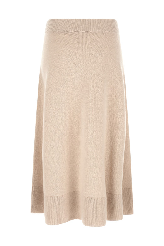 Knitted skirt Beige