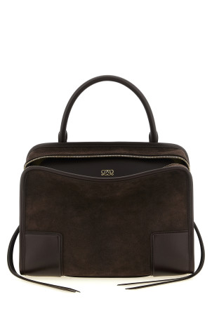 'Amazona 180' suede handbag Brown