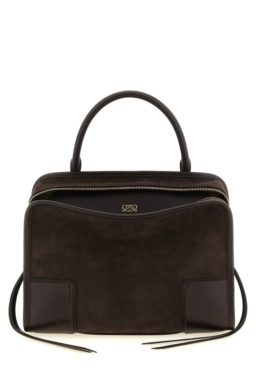 'Amazona 180' suede handbag Brown