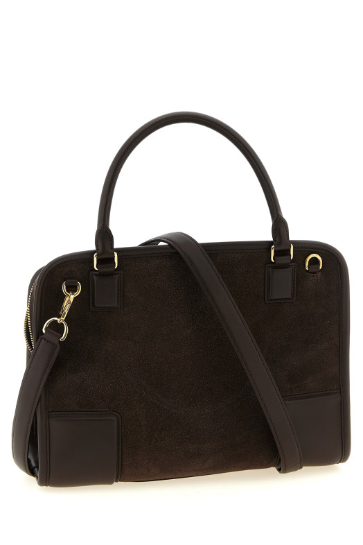 'Amazona 180' suede handbag Brown