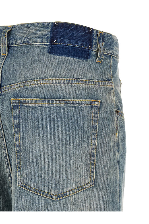 'Wrap' Asymmetric Closure Jeans BLUE