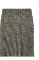 Pleated skirt with lace Multicolor