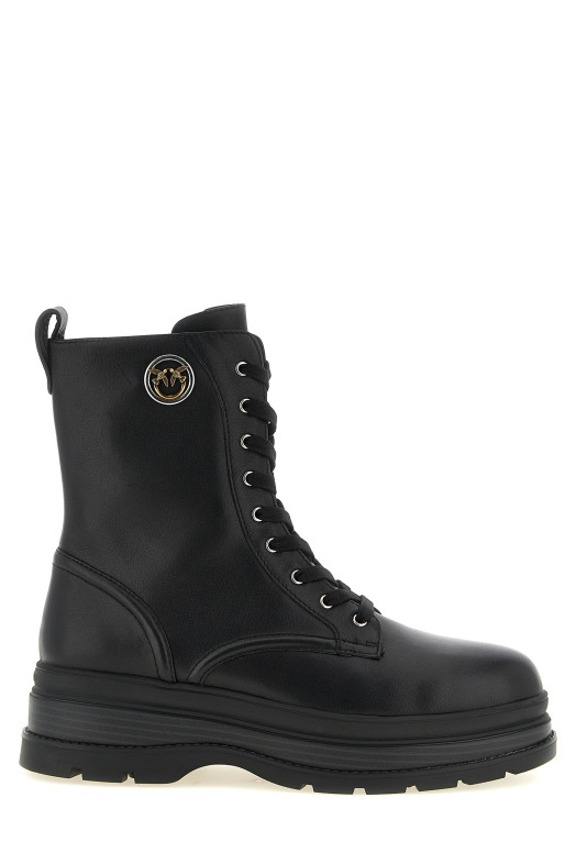 'Eva 05' lace-up ankle boots Black