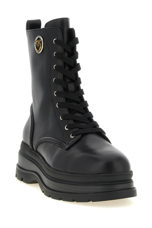 'Eva 05' lace-up ankle boots Black