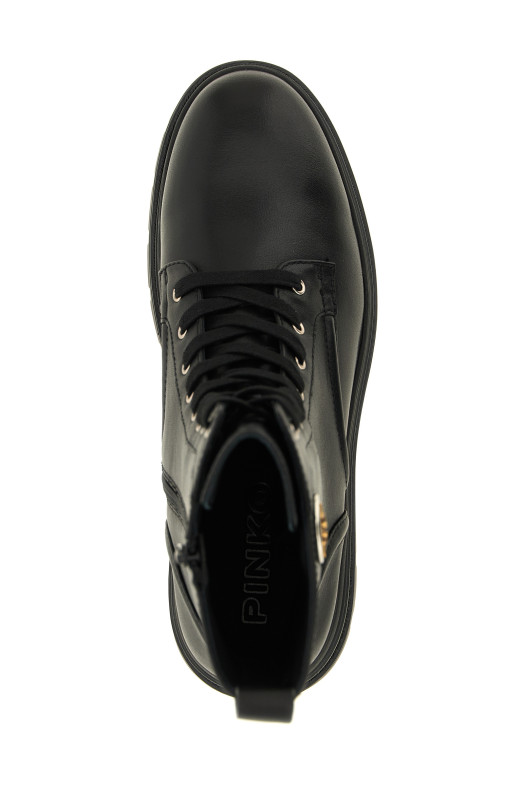 'Eva 05' lace-up ankle boots Black