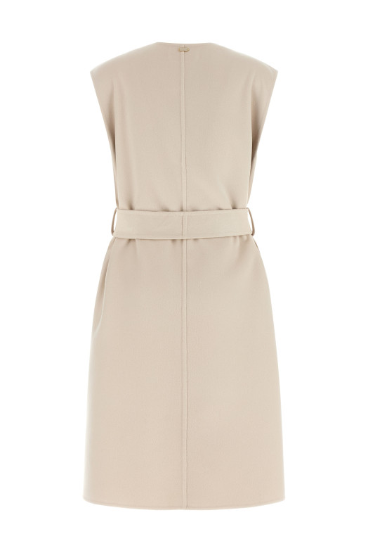 Belted vest Beige