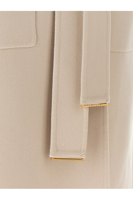 Belted vest Beige