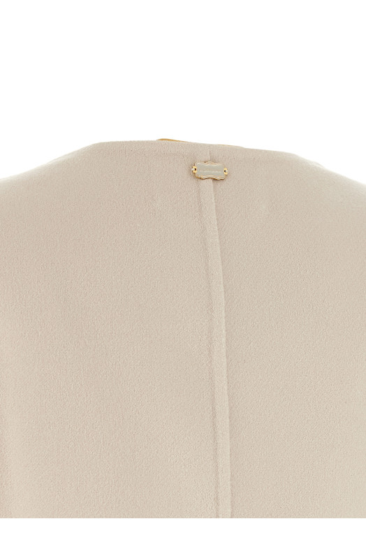 Belted vest Beige