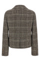 Blazer cropped Check Multicolor