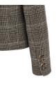 Blazer cropped Check Multicolor
