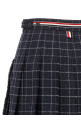 'RWB' pleated tweed skirt Blue