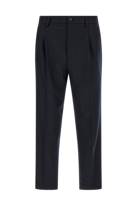 'Gin' pants with pleats Blue