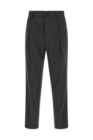 'Gin' pants with pleats Gray