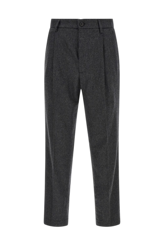 'Gin' pants with pleats Gray