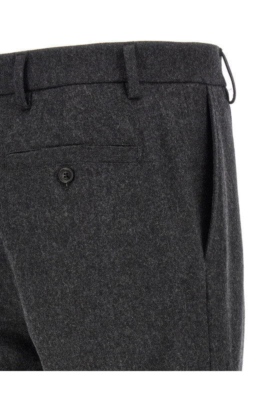 'Gin' pants with pleats Gray