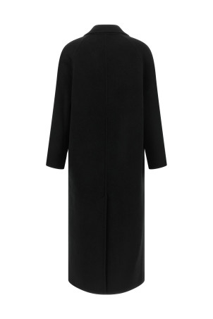 'Irvin' Double-Breasted Coat Black