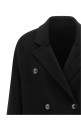 'Irvin' Double-Breasted Coat Black