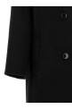 'Irvin' Double-Breasted Coat Black