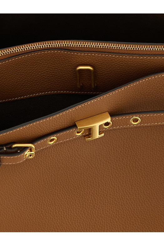'T Signature' handbag Brown