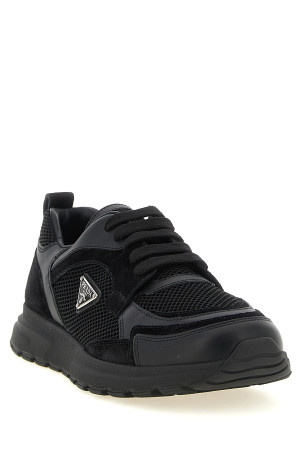 'Prax' sneakers with logo Black