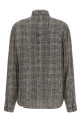 All-over rhinestone shirt Gray