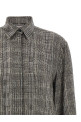 All-over rhinestone shirt Gray