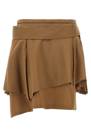 'Meghan Kilt' skirt Brown