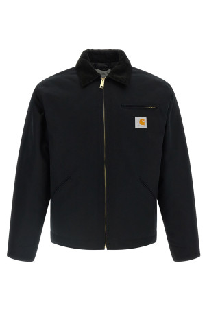 'OG Detroit Dearborn' canvas jacket Black