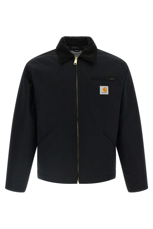'OG Detroit Dearborn' canvas jacket Black
