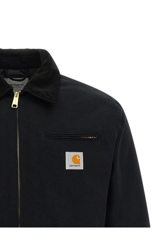 'OG Detroit Dearborn' canvas jacket Black