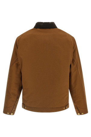 'OG Detroit Dearborn' canvas jacket Brown