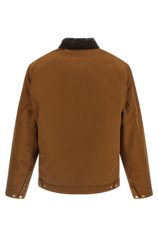 'OG Detroit Dearborn' canvas jacket Brown