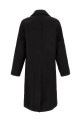 Double-breasted coat Black