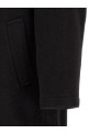 Double-breasted coat Black