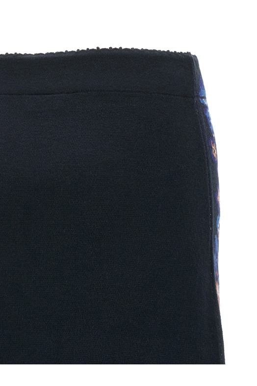 'Bow Garden Knit' intarsia skirt Multicolor