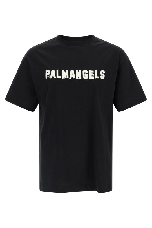 Logo print T-shirt Black