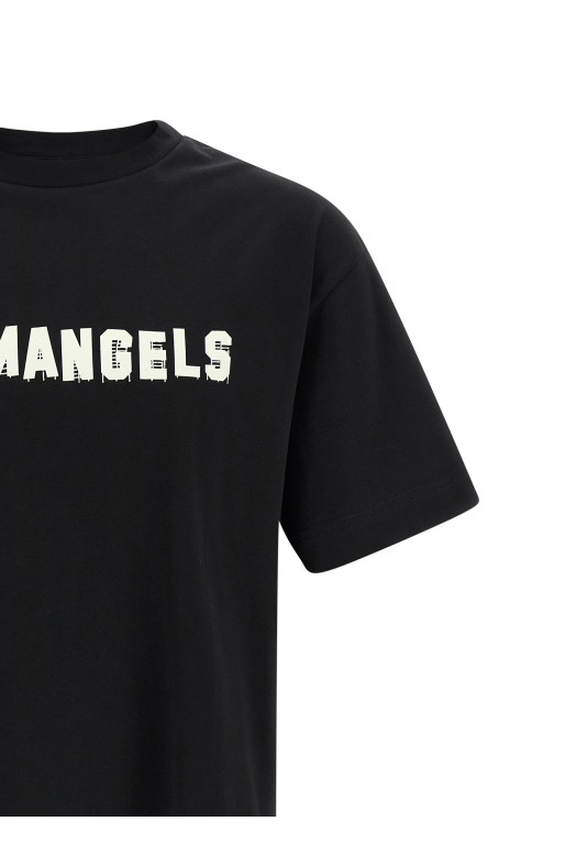 Logo print T-shirt Black