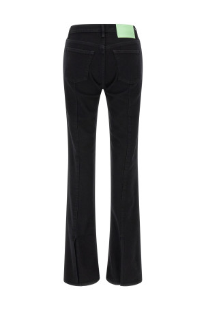 'Chewy' jeans with back vents Black