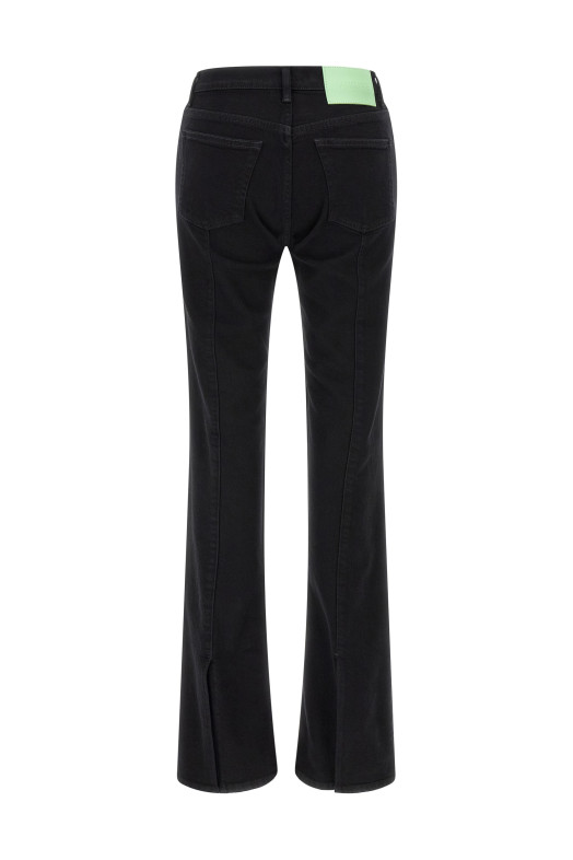 'Chewy' jeans with back vents Black